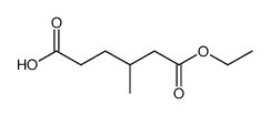 3-methyl-adipic acid-1-ethyl ester结构式