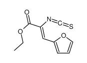 ethyl 3-(furan-2-yl)-2-isothiocyanatoprop-2-enoate Structure