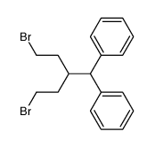 3-benzhydryl-1,5-dibromo-pentane结构式