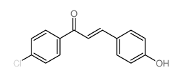 2-Propen-1-one,1-(4-chlorophenyl)-3-(4-hydroxyphenyl)-结构式