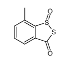 7-methyl-1-oxo-1H-1λ4-benzo[1,2]dithiol-3-one Structure