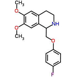 1-[(4-Fluorophenoxy)methyl]-6,7-dimethoxy-1,2,3,4-tetrahydroisoquinoline Structure
