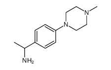 Benzenemethanamine, α-methyl-4-(4-methyl-1-piperazinyl) Structure