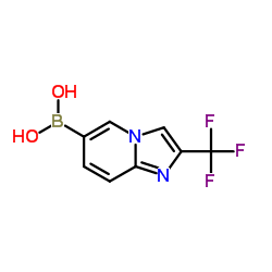 Boronic acid, B-[2-(trifluoromethyl)imidazo[1,2-a]pyridin-6-yl]- Structure