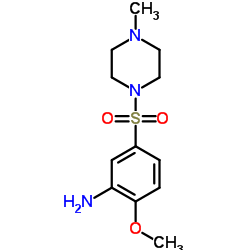 2-Methoxy-5-[(4-methyl-1-piperazinyl)sulfonyl]aniline Structure