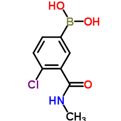 (3-Carbamoyl-5-fluorophenyl)boronic acid Structure
