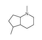 1,5-dimethyl-2,3,4,4a,5,6,7,7a-octahydrocyclopenta[b]pyridine结构式
