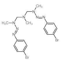 N-(4-bromophenyl)diazenyl-N-[[(4-bromophenyl)diazenyl-methyl-amino]methyl]-N,N-dimethyl-methanediamine picture