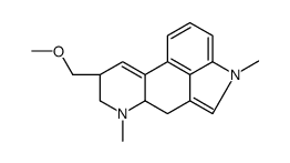 (8-beta)-9,10-Didehydro-1,6-dimethyl-8-(methoxymethyl)ergoline structure