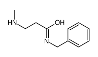 N-benzyl-3-(methylamino)propanamide结构式