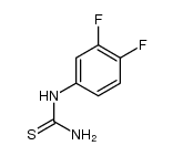 N-(3,4-difluorophenyl)thiourea Structure