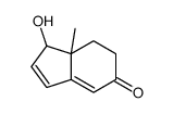 1-hydroxy-7a-methyl-6,7-dihydro-1H-inden-5-one Structure