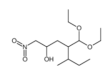 4-(diethoxymethyl)-5-methyl-1-nitroheptan-2-ol Structure