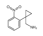 [1-(2-nitrophenyl)cyclopropyl]methanamine结构式