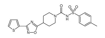 N-((4-METHYLPHENYL)SULPHONYL)-4-[3-(THIEN-2-YL)-1,2,4-OXADIAZOL-5-YL]PIPERIDINE-1-CARBOXAMIDE picture