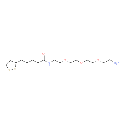 Lipoamido-PEG4-azide Structure