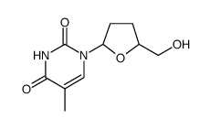 1-(5-(hydroxymethyl)tetrahydrofuran-2-yl)-5-methylpyrimidine-2,4(1H,3H)-dione structure