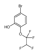 5-bromo-2-(1,1,2,2-tetrafluoroethoxy)phenol Structure