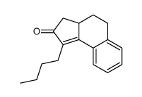 1-butyl-3,3a,4,5-tetrahydrocyclopenta[a]naphthalen-2-one结构式