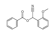 benzoyloxy-(2-methoxy-phenyl)-acetonitrile Structure