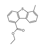 ethyl 6-methyldibenzothiophene-1-carboxylate Structure