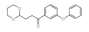 3-(1,3-DIOXAN-2-YL)-3'-PHENOXYPROPIOPHENONE结构式