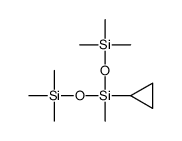 cyclopropyl-methyl-bis(trimethylsilyloxy)silane Structure