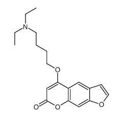 5-[4-(diethylamino)butoxy]furo[3,2-g]chromen-7-one Structure