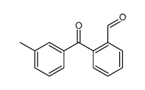 Benzaldehyde, 2-(3-methylbenzoyl) Structure