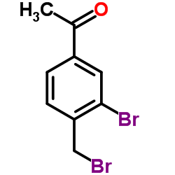 1-(3-Bromo-4-(bromomethyl)phenyl)ethan-1-one structure