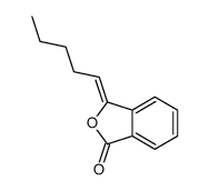 3-pentylidene-2-benzofuran-1-one结构式