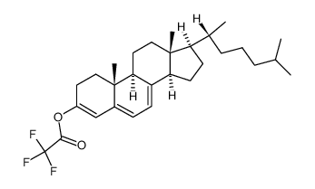 3-trifluoroacetoxycholesta-3,5,7-triene Structure