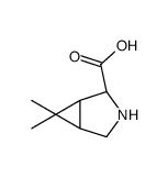 (1r,2s,5s)-6,6-dimethyl-3-azabicyclo[3.1.0]hexane-2-carboxylic acid structure