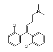 4,4-bis(2-chlorophenyl)-N,N-dimethylbut-3-en-1-amine Structure