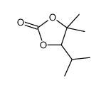 4,4-dimethyl-5-propan-2-yl-1,3-dioxolan-2-one Structure