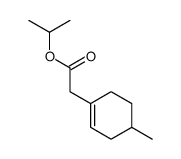 propan-2-yl 2-(4-methylcyclohexen-1-yl)acetate Structure