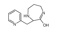 (3R)-3-(pyridin-2-ylmethyl)-1,4-diazepan-2-one结构式