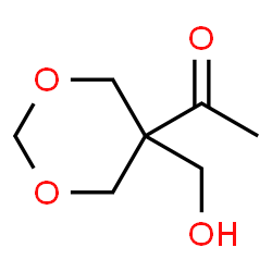 Ketone, 5-(hydroxymethyl)-m-dioxan-5-yl methyl (7CI) Structure