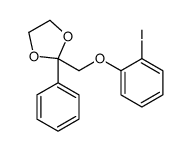 2-[(2-iodophenoxy)methyl]-2-phenyl-1,3-dioxolane Structure