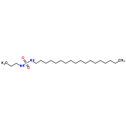 N-Octadecyl-N'-propylsulfuric diamide structure