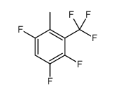 Benzene, 1,2,5-trifluoro-4-methyl-3-(trifluoromethyl)结构式