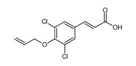 2-Propenoic acid, 3-[3,5-dichloro-4-(2-propen-1-yloxy)phenyl] Structure