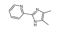 2-(4,5-dimethyl-1H-imidazol-2-yl)pyridine Structure