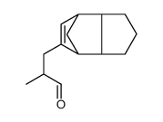 2,3,3a,4,7,7a-hexahydro-alpha-methyl-4,7-methano-1H-indene-5-propionaldehyde structure