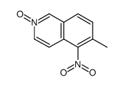 6-methyl-5-nitroisoquinoline 2-oxide Structure