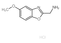 (5-methoxy-1,3-benzoxazol-2-yl)methanamine Structure
