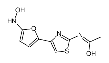 N-[4-[5-(hydroxyamino)furan-2-yl]-1,3-thiazol-2-yl]acetamide Structure