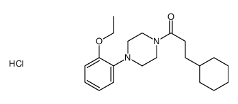 4-(3-cyclohexylpropionyl)-1-(2-ethoxyphenyl)piperazine结构式
