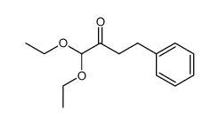 1,1-diethoxy-4-phenyl-butan-2-one结构式