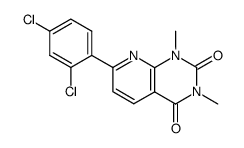 1,3-dimethyl-2,4-dioxo-7-(2,4-dichlorophenyl)-1,2,3,4-tetrahydropyrido<2,3-d>pyrimidine结构式